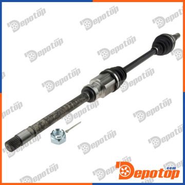 Demi-Arbre de Transmission droite arrière pour PEUGEOT | NPW-PE-033, 25832